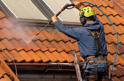 Démoussage et hydrofuge de toiture à Méziré